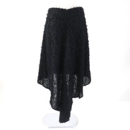 CHANEL skirt 22A P73158 wool black 36