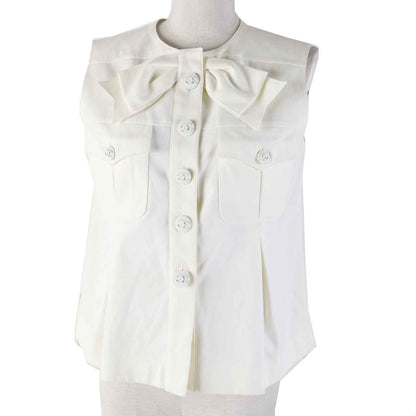 CHANEL tops 09P P34907 cotton Ivory 34
