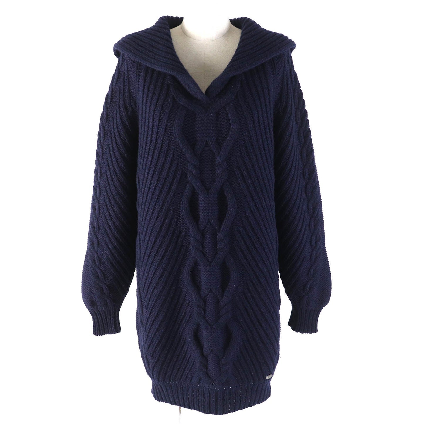 CHANEL one piece P59298K07764 wool Navy 34