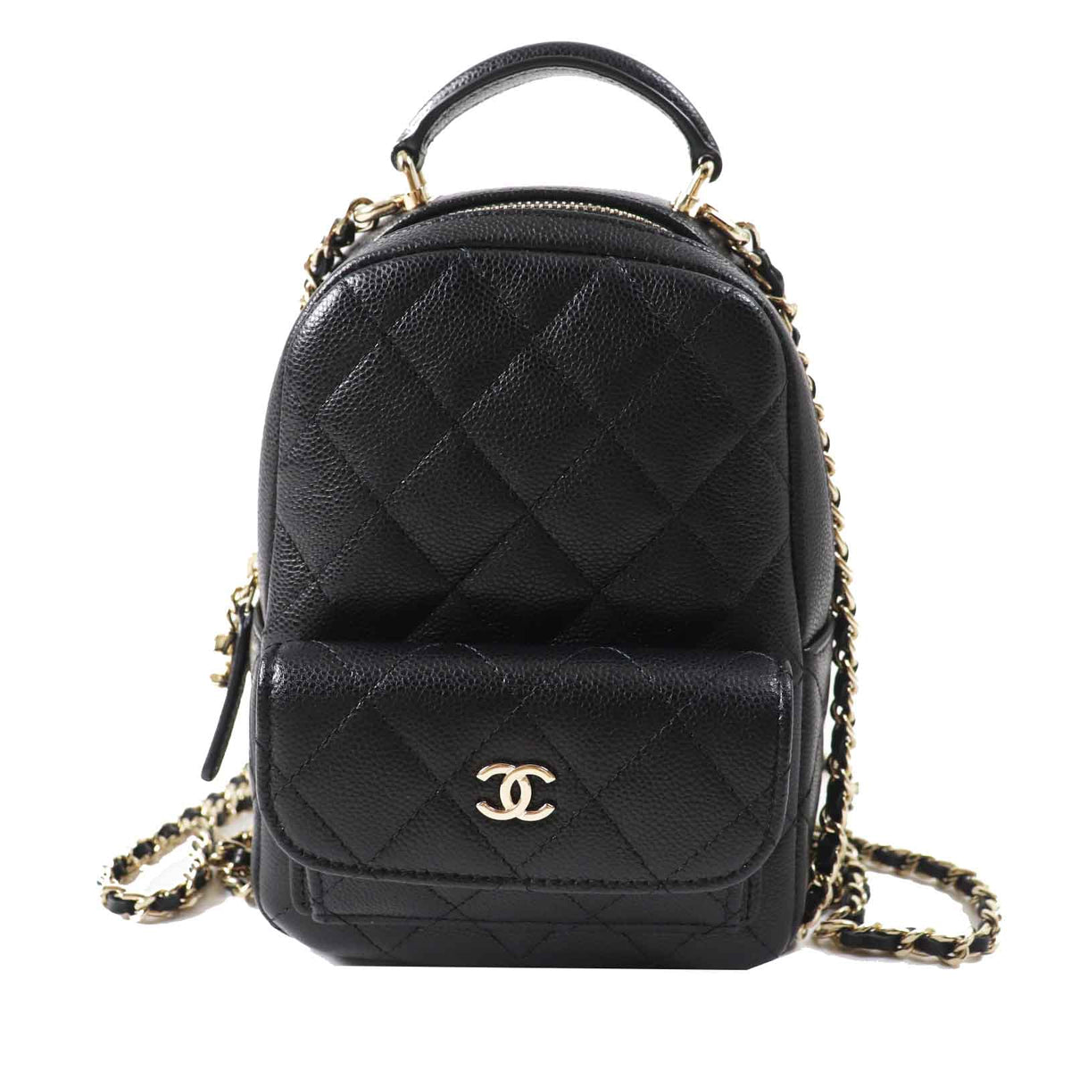 Chanel Caviar Skin Backpack AP3753 Black