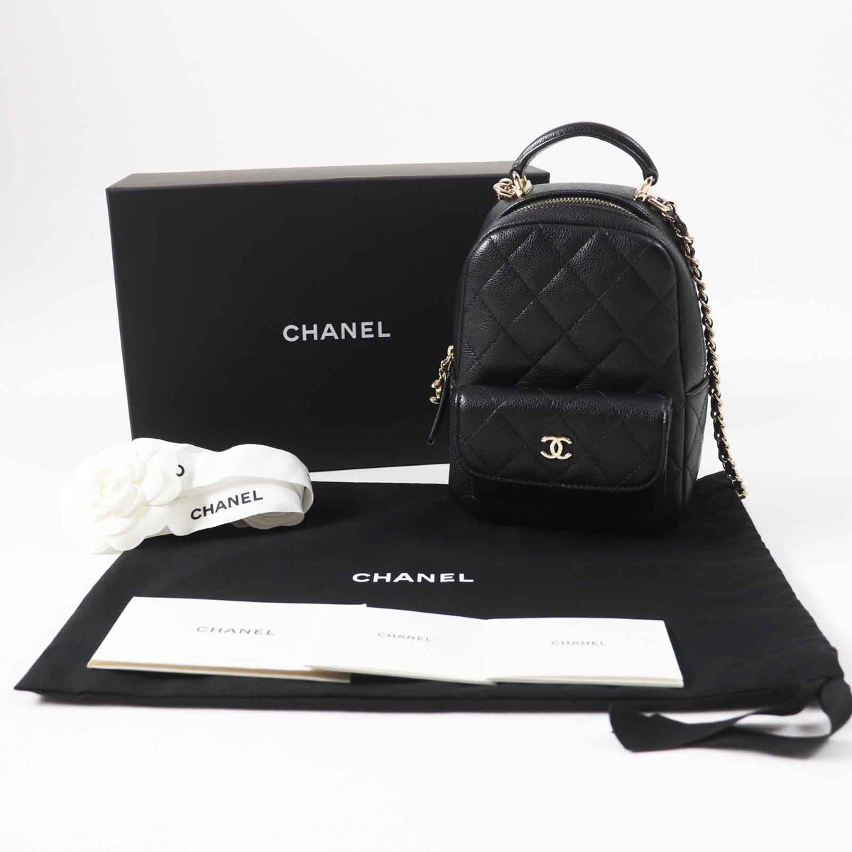 Chanel Caviar Skin Backpack AP3753 Black