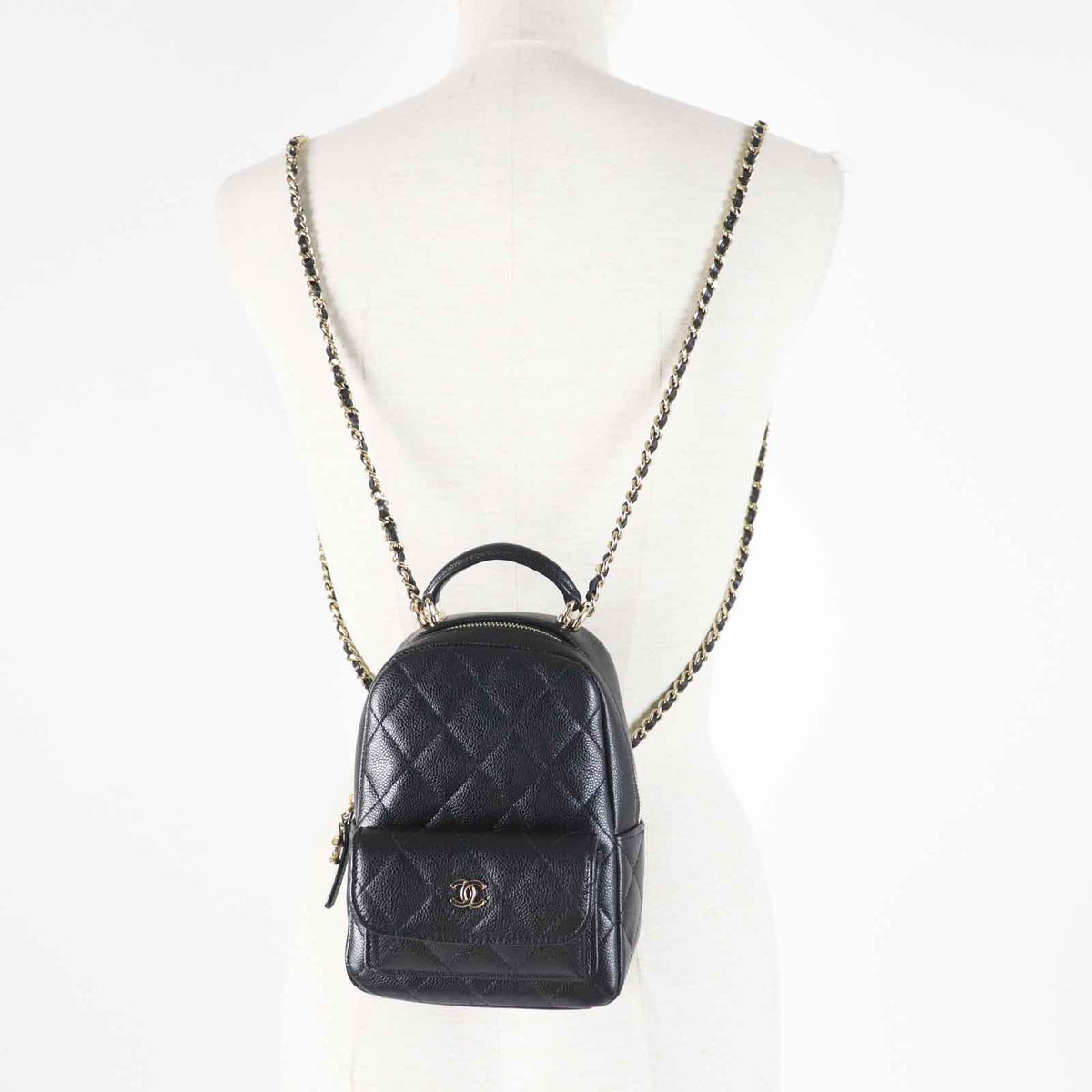 Chanel Caviar Skin Backpack AP3753 Black