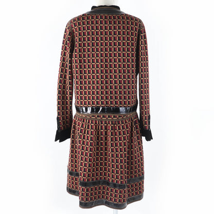 Chanel Wool COCO Mark Jacket Dress Ensemble