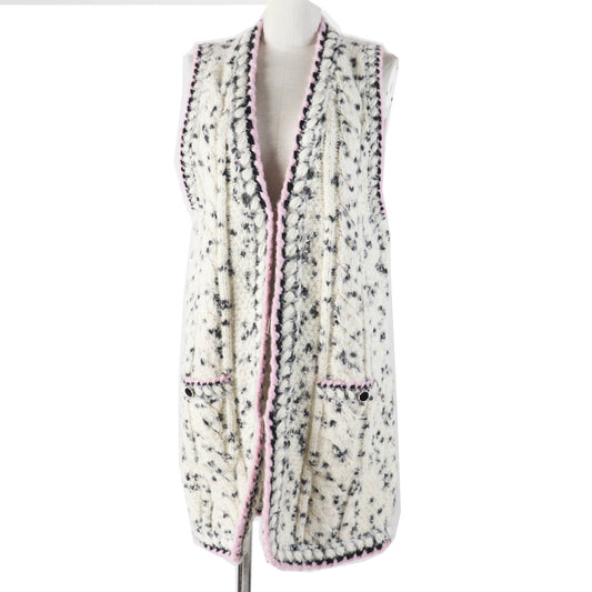 Chanel Cashmere Wool Long Knit Dress 36 Women