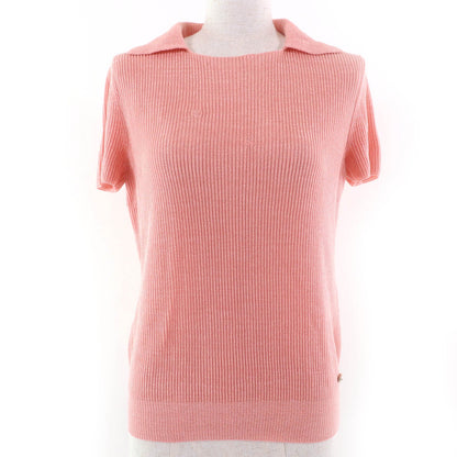 Chanel COCO Mark Parts Knit Short Sleeve Top
