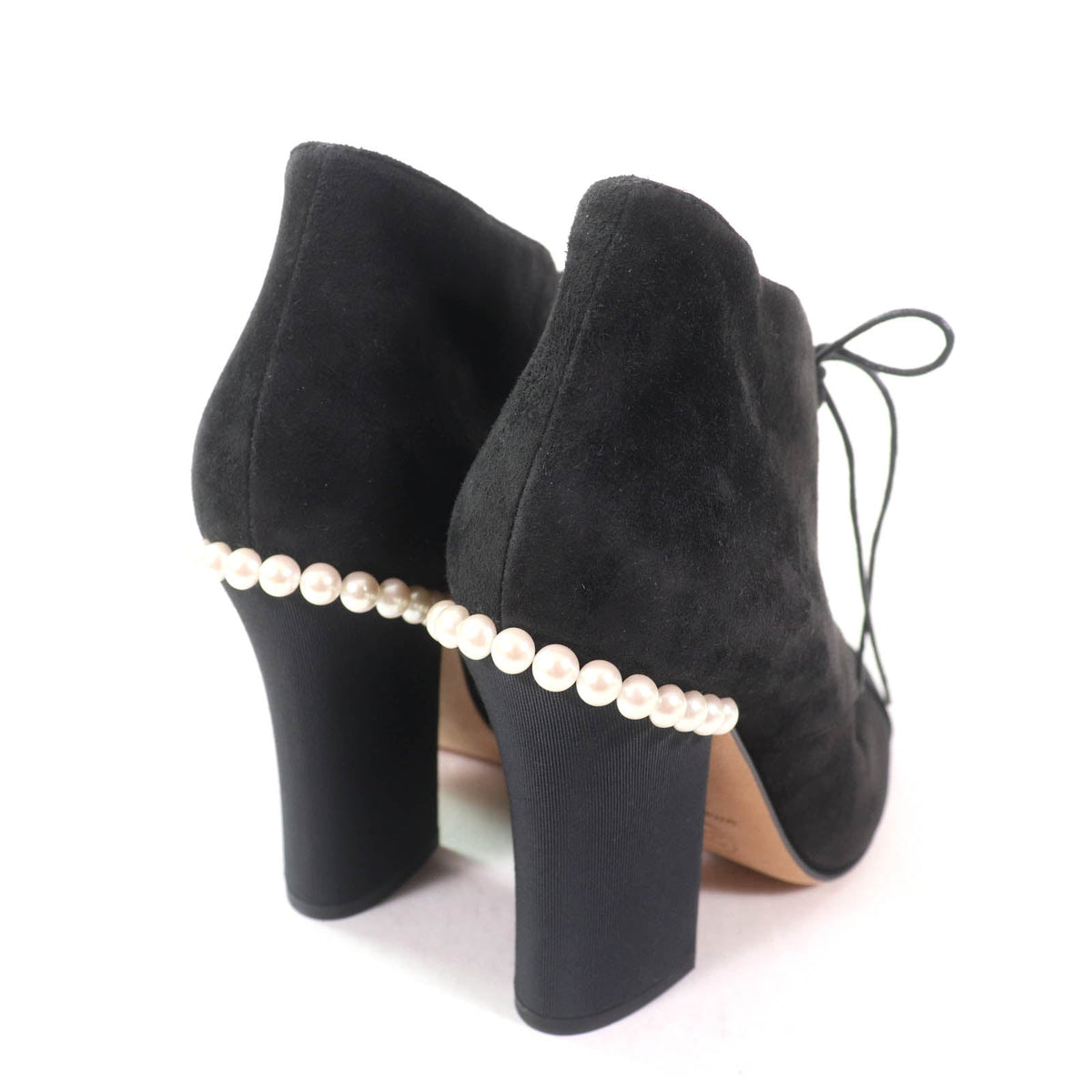 Chanel COCO Mark Suede Leather Ankle Boots
