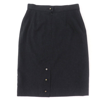 Chanel COCO Mark Button Skirt