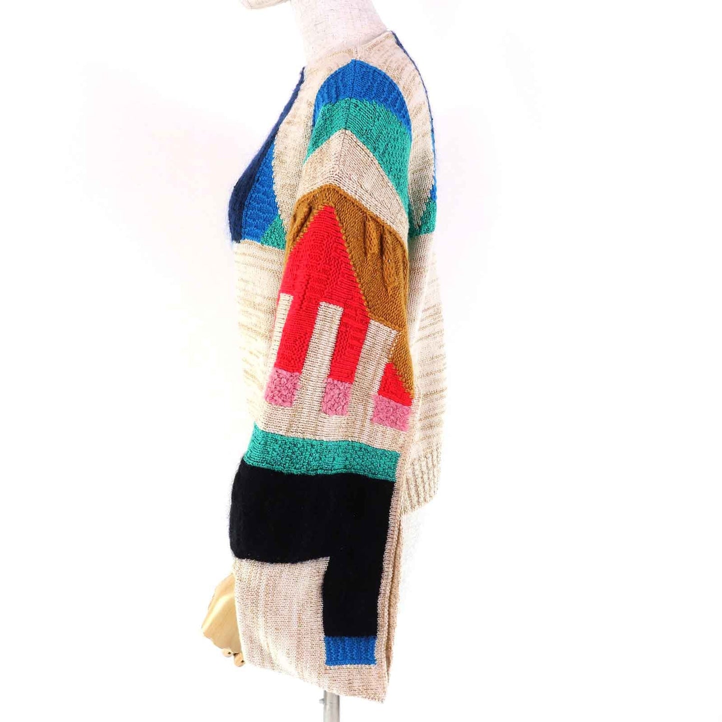 Chanel COCO MarkMetal Glitter Yarn Design cashmere knitwear