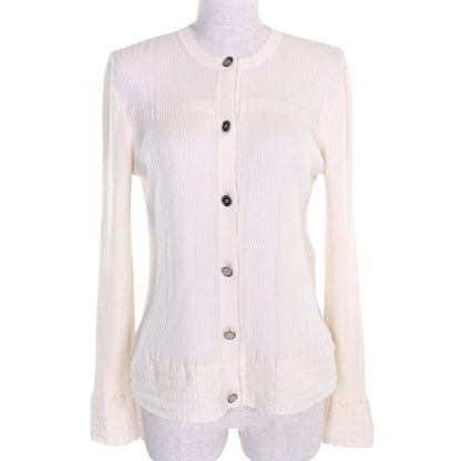 Chanel COCOMarkButton Cashmere Cardigan