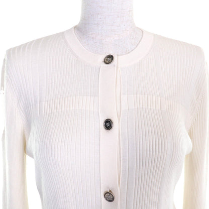 Chanel COCOMarkButton Cashmere Cardigan