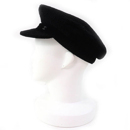 Chanel Casquette Silk Blend Tweed Newsboy Hat