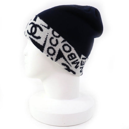Chanel COCO Mark Cashmere Knit Cap