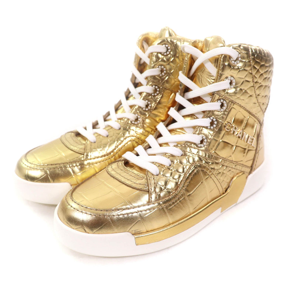 Chanel High Cut Sneakers Sneakers