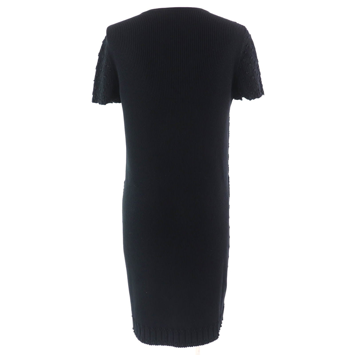 Chanel COCO Mark Metal All-Woven Pattern Dress