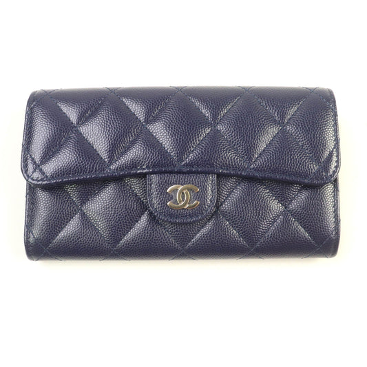 Chanel Matelasse Caviar Long Wallet