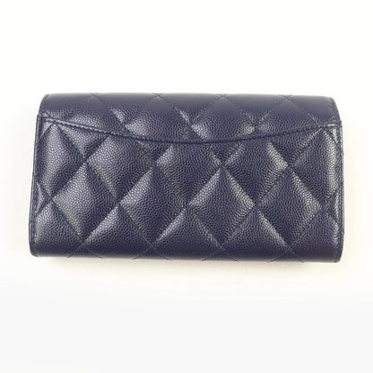 Chanel Matelasse Caviar Long Wallet