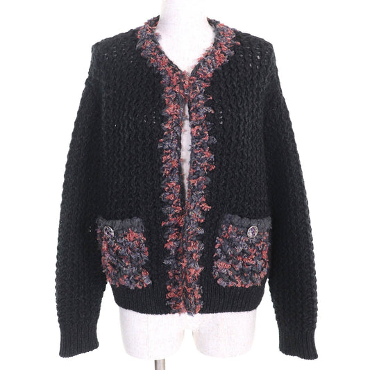 Chanel COCO Mark Jewel Button Cashmere Cardigan