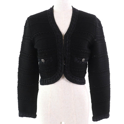 Chanel COCO Mark Button Cotton Cardigan