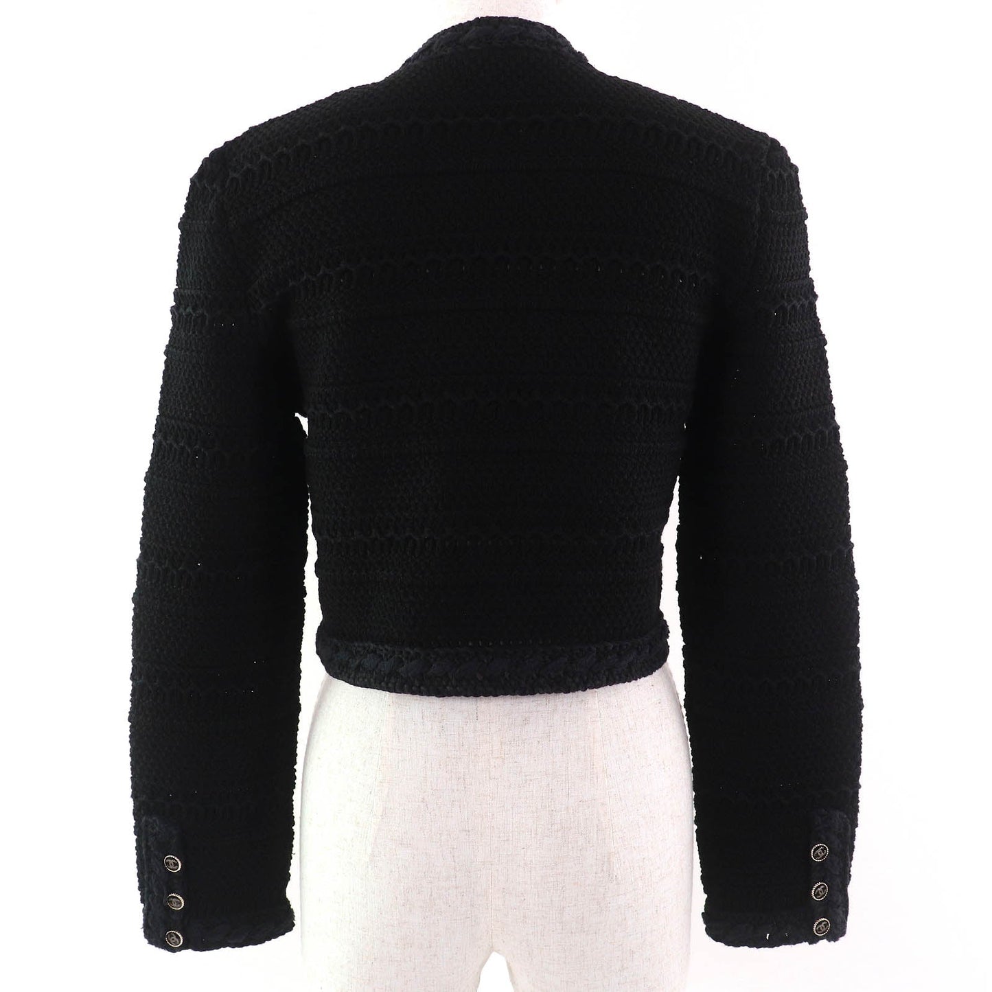Chanel COCO Mark Button Cotton Cardigan