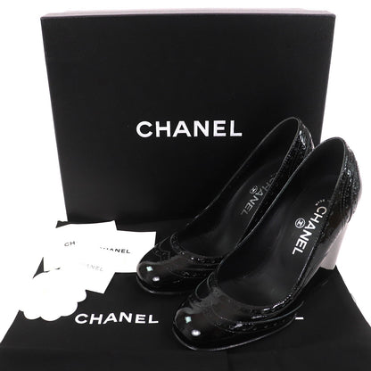 Chanel G31216 Patent Leather Pumps