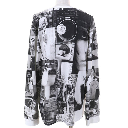 Chanel COCO Mark Rhinestone Long Sleeve T-Shirt