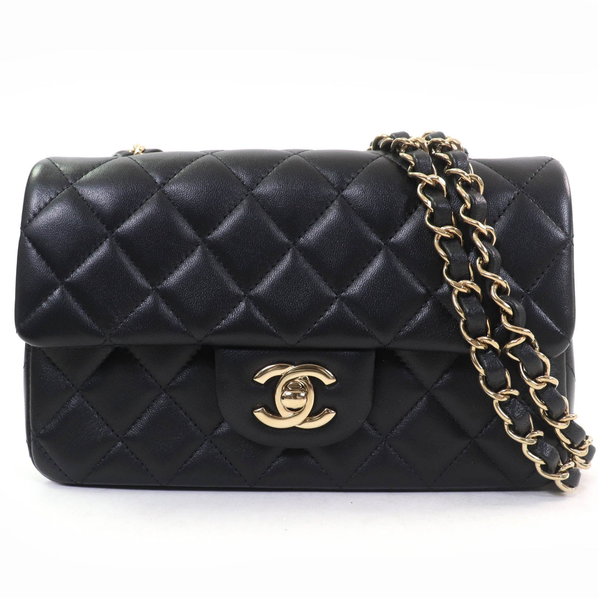 Chanel Mini Matrasse Lambskin Shoulder Bag
