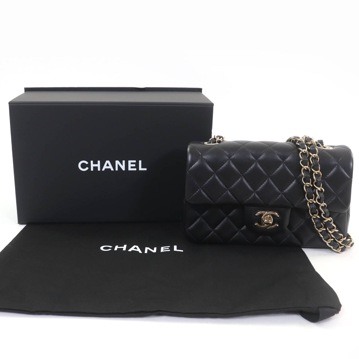 Chanel Mini Matrasse Lambskin Shoulder Bag