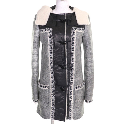 Chanel Duffel coat Leather Mouton Coat