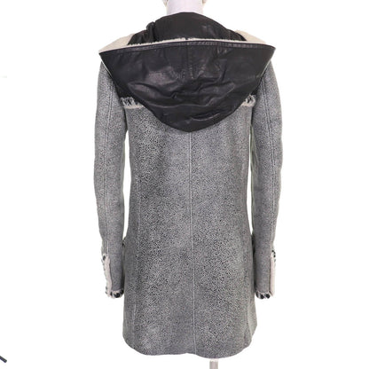 Chanel Duffel coat Leather Mouton Coat