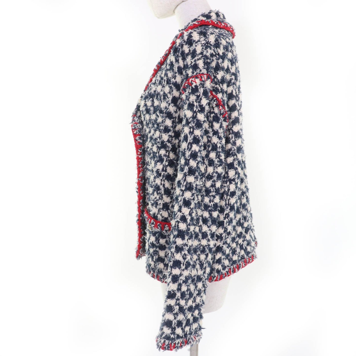 Chanel COCO Button Tweed Linen Jacket