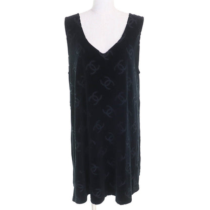 Chanel COCO Mark Velour Sleeveless Top