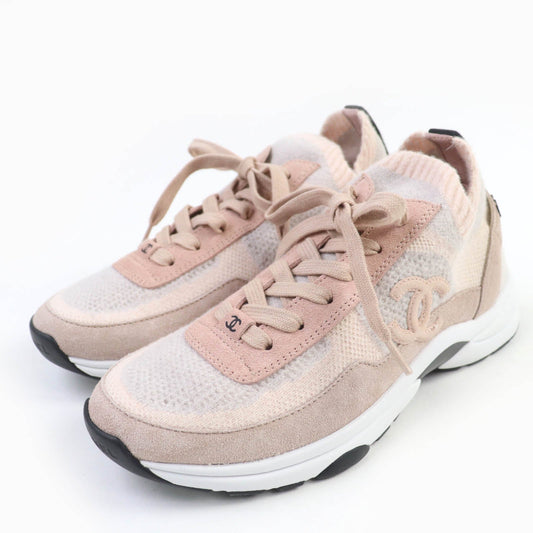 Chanel COCO Mark Knit Sneakers