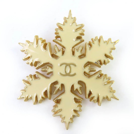 Chanel COCO Mark Snowflake Brooch