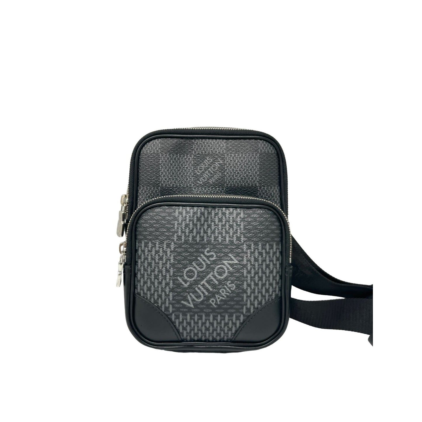 LOUIS VUITTON Louis Vuitton Damier Graphite Amazone Sling 3D - Black