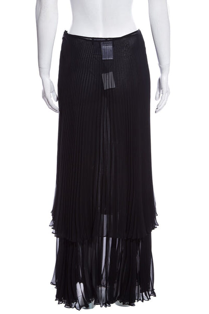Chanel Cruise '02  Black 2 PC Skirt SZ 40