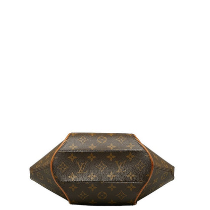 Louis Vuitton Monogram Elipse PM Handbag M51127 Brown PVC Leather  Louis Vuitton