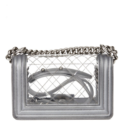 CHANEL SMALL TRANSPARENT BOY BAG