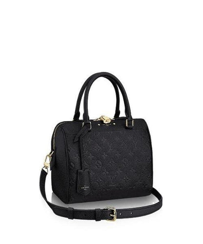 Louis Vuitton Speedy Bandouliere 30 Monogram Empreinte Leather Noir