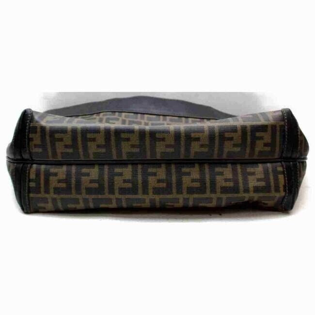 Fendi tobacco Zucca print coated canvas/leather, two handle XL tote bag!