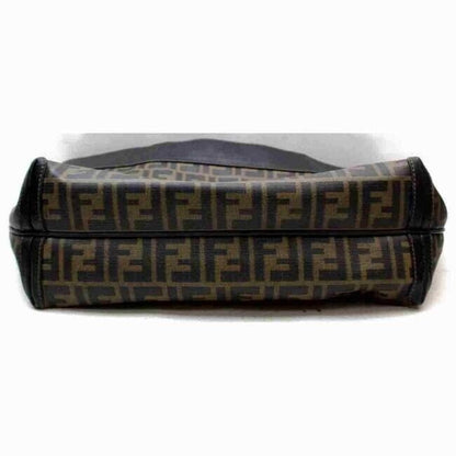 Fendi tobacco Zucca print coated canvas/leather, two handle XL tote bag!