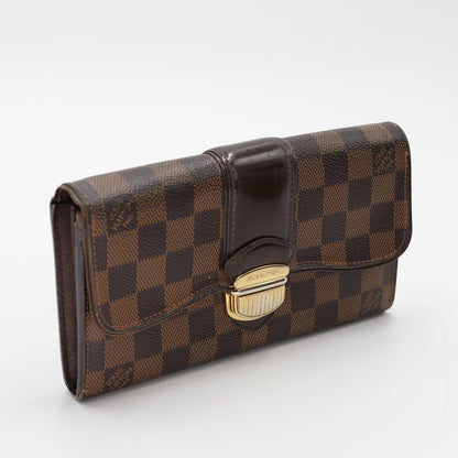 Louis Vuitton Sistina Damier Ebene GM Wallet LV-W0106P-0143