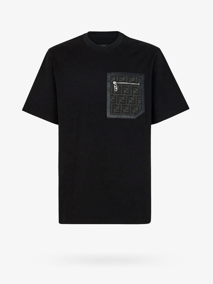 Fendi Man Fendi Man Black T-Shirts