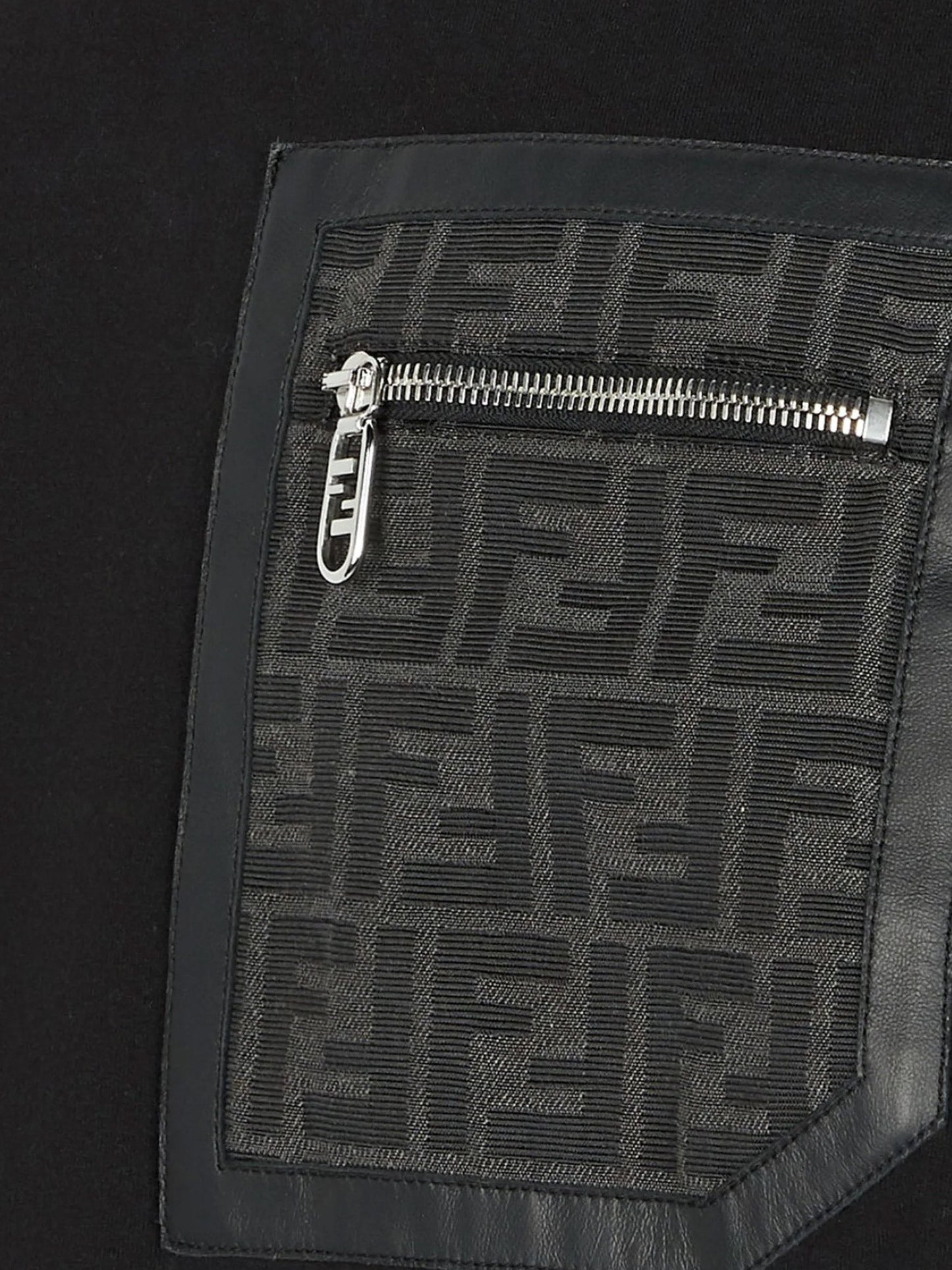 Fendi Man Fendi Man Black T-Shirts