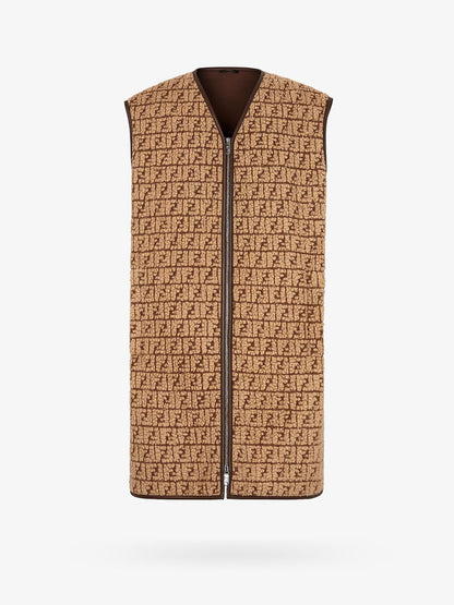 Fendi Man Fendi Man Beige Vests