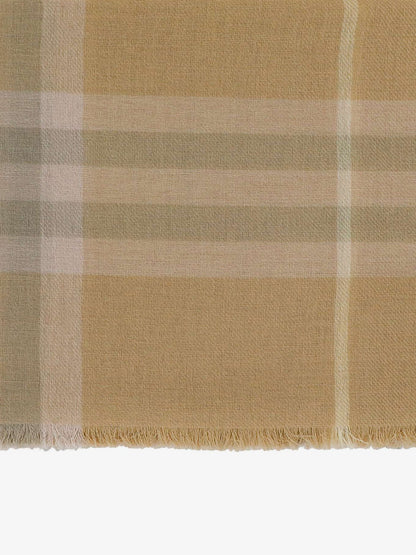 Burberry Woman Burberry Woman Beige Scarves