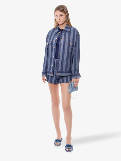 Fendi Woman Fendi Woman Blue Jackets