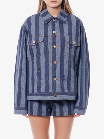 Fendi Woman Fendi Woman Blue Jackets