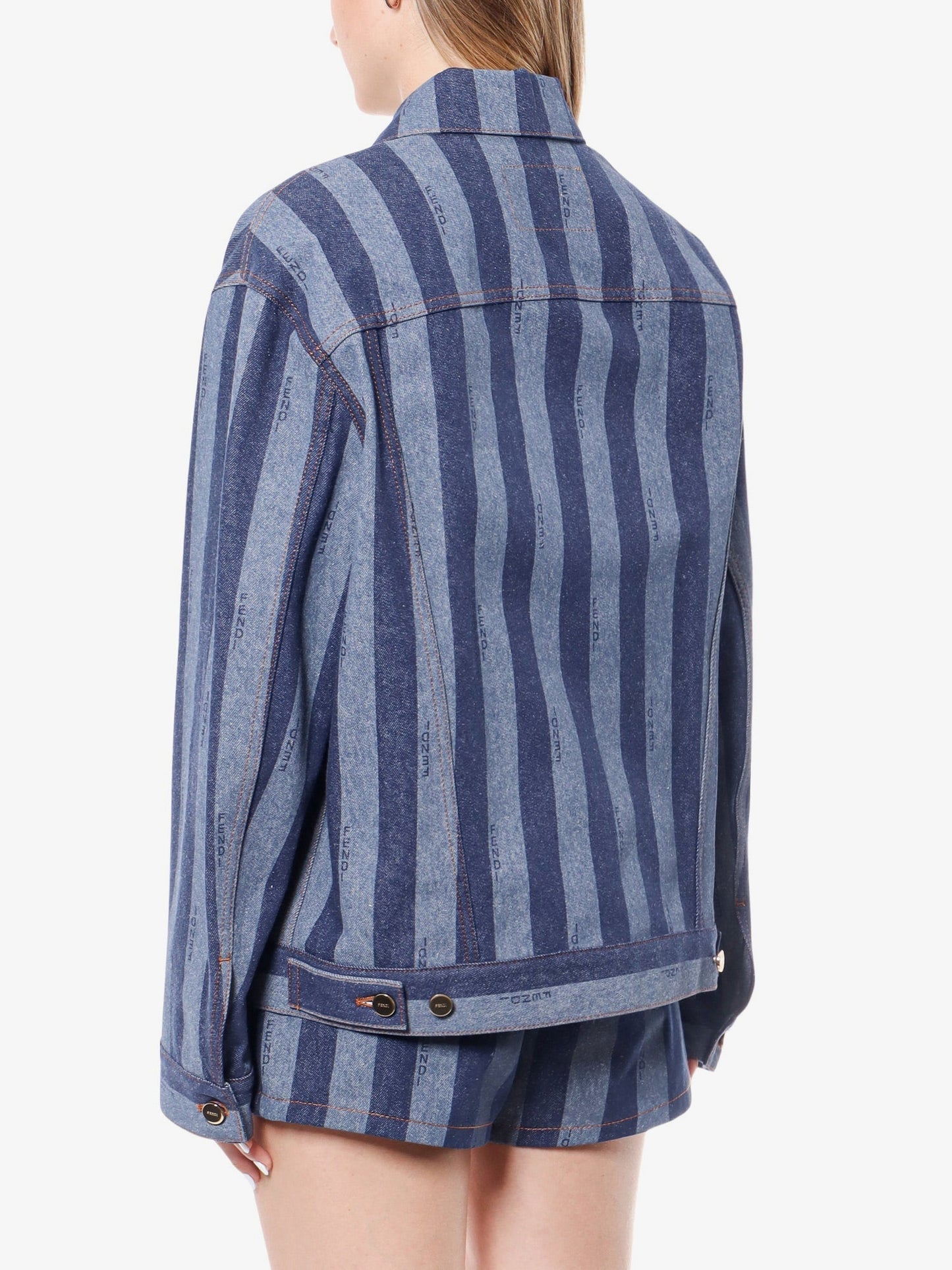 Fendi Woman Fendi Woman Blue Jackets