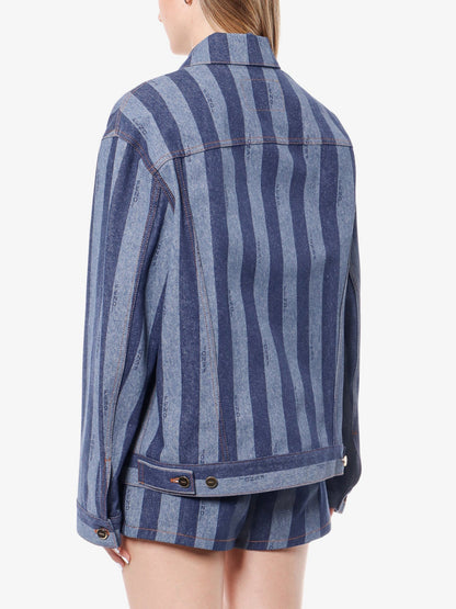 Fendi Woman Fendi Woman Blue Jackets