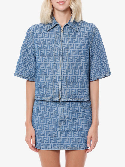 Fendi Woman Fendi Woman Blue Shirts
